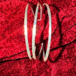 Anthropologie Hammered cuff bracelet